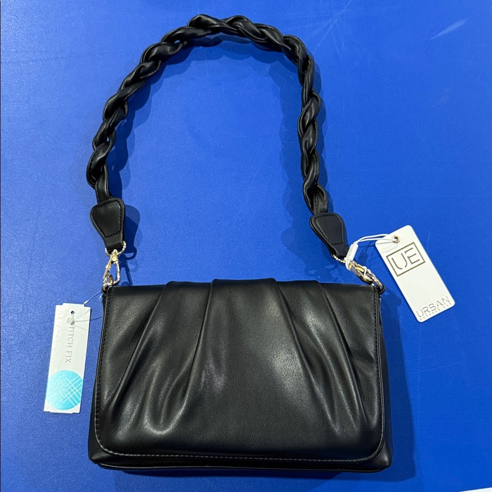 Brand new with tags Urban Expressions Black Braided Shoulder Bag